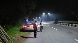 Patroli Intensif Polsek Labuapi Jaga Keamanan Jalur BIL di Malam Hari