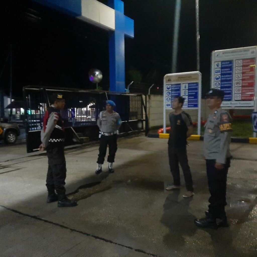 Polsek Sekotong Gencar Patroli Malam, Amankan Objek Vital LPG