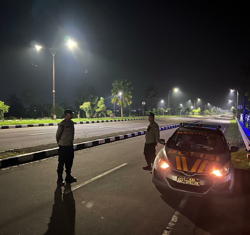 Strategi Jitu Polsek Kediri Redam Aksi Kriminal Malam Hari, Patroli Blue Light Intensif Digencarkan