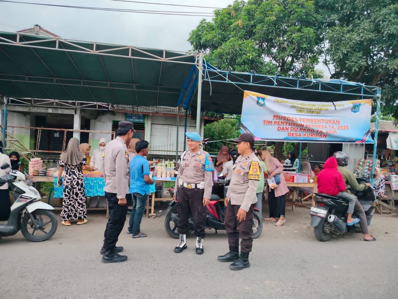 Polsek Kuripan Kawal Ngabuburit, Lalu Lintas Lancar