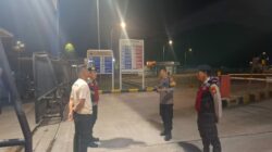 Polisi Rutin Patroli Malam di Depot LPG Sekotong Barat