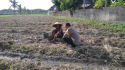 Bhabinkamtibmas Desa Kuripan Beri Motivasi Pemanfaatan Pekarangan untuk Ketahanan Pangan