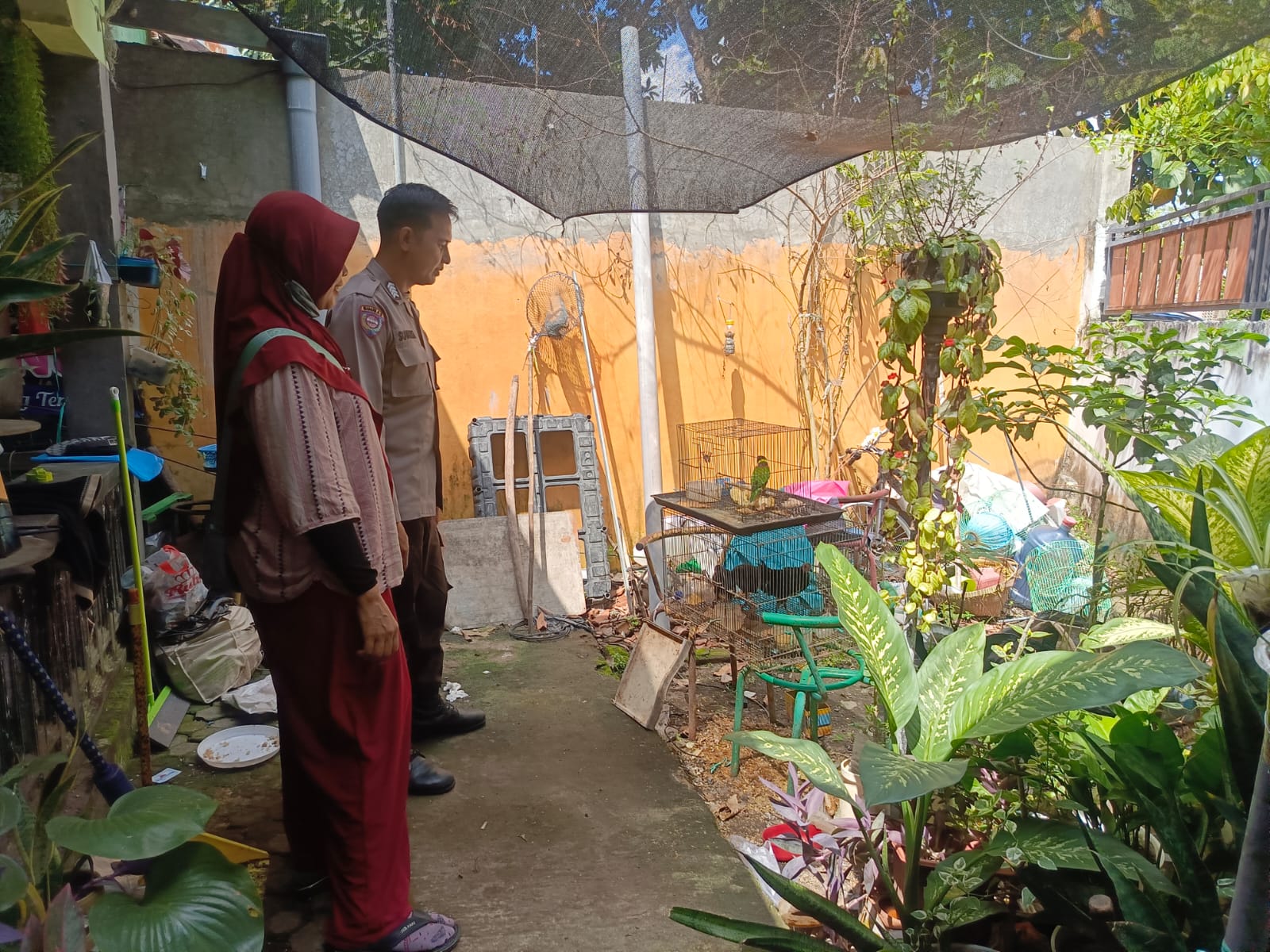 Door to Door System Polsek Labuapi: Pekarangan Sumber Pangan Bergizi