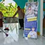 Program Bakti Religi Polsek Lembar: Gotong Royong Bersihkan Tempat Ibadah