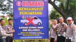 Peningkatan Keselamatan Lalu Lintas di Lombok Barat: Spanduk Himbauan di Titik Rawan