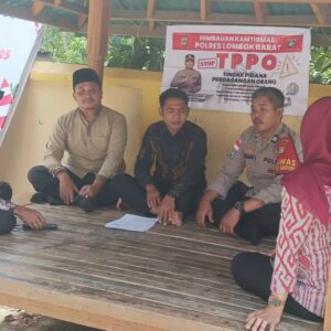 Sosialisasi TPPO di Sekotong: Warga Cendi Manik Dapat Edukasi Jalur Resmi PMI