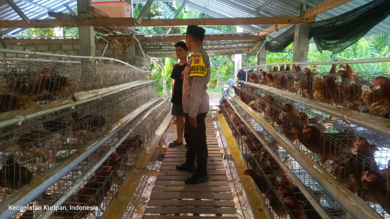 Polres Lombok Barat Perkuat Sinergi dengan Warga Kuripan Utara dalam Program Ketahanan Pangan