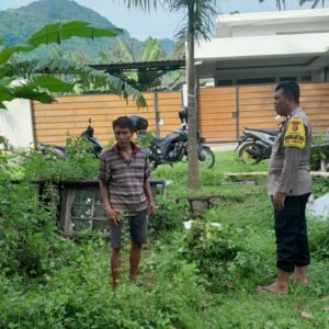 Polri Hadir di Tengah Warga: Inisiatif Ketahanan Pangan di Desa Senggigi, Lombok Barat