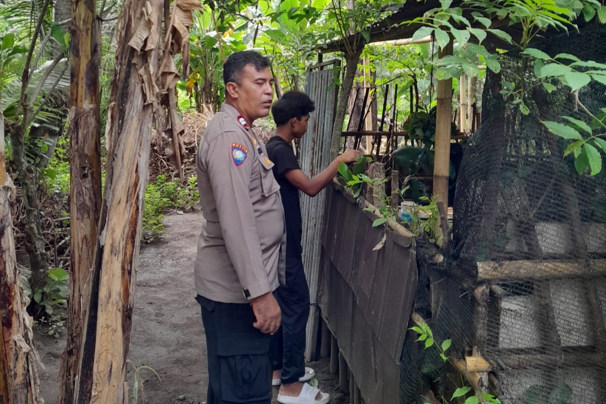 Polsek Batulayar Perkuat Ketahanan Pangan Lewat Edukasi Warga Senggigi