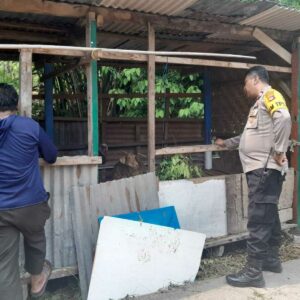 Polsek Batulayar Dukung Program Ketahanan Pangan Lewat Sosialisasi di Dusun Loco Senggigi