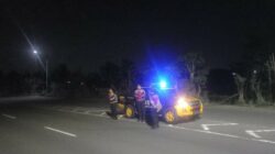 Cegah 3C dan Balap Liar, Polres Lombok Barat Gelar Patroli Blue Light