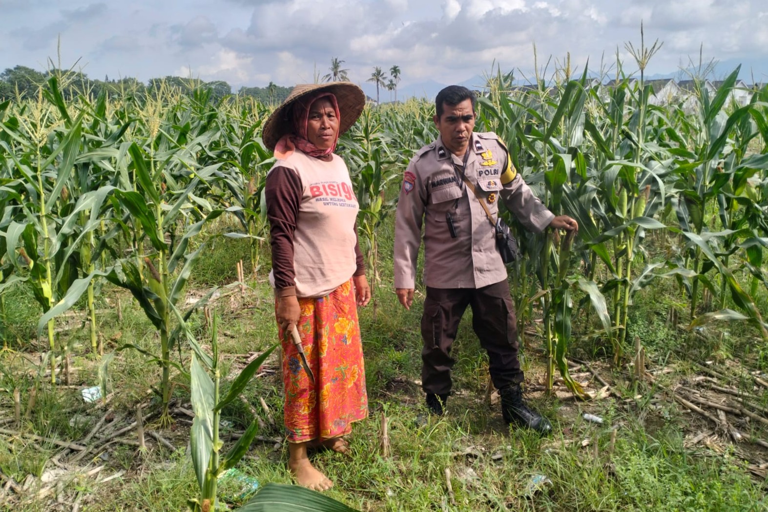 Polsek Labuapi Bangun Kesadaran Pangan Mandiri di Karang Kebon