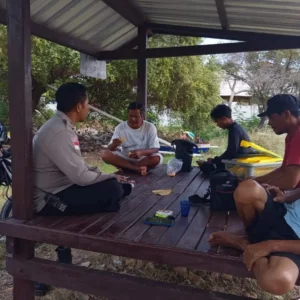 Bhabinkamtibmas Sekotong Barat Jadi Motor Penggerak Ketahanan Pangan Warga