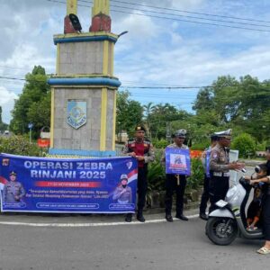 Satlantas Lombok Barat Fokus Edukasi dalam Operasi Zebra