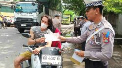 Operasi Zebra Rinjani 2025: Polres Lobar Edukasi Pengendara di Simpang Segenter