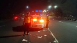 Cegah Balap Liar, Polisi Sisir Bypass BIL Lombok Barat pada Malam Hari