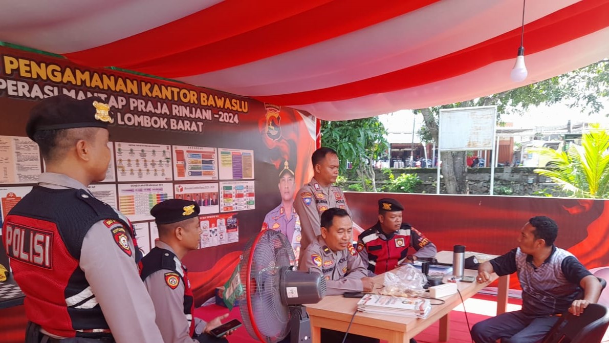 Patroli Preventif di Kantor Bawaslu, Langkah Nyata Polres Lombok Barat