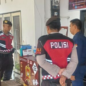 Patroli Preventif Polres Lombok Barat Jaga Keamanan Pemilu Serentak 2024