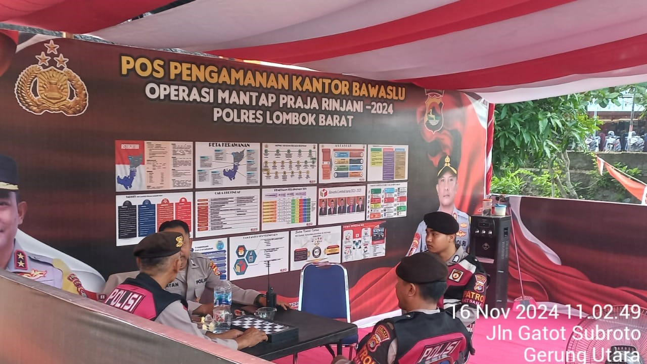 Sinergi Polres Lombok Barat dan Bawaslu, Pastikan Tahapan Pemilu Lancar