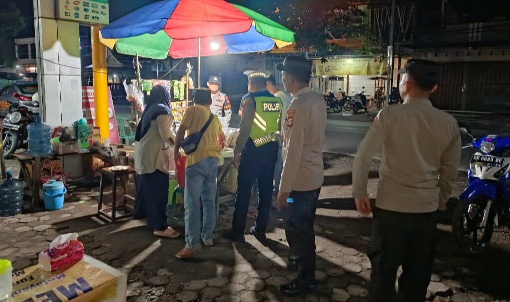 Cooling System, Patroli Malam Polsek Kediri Ciptakan Keamanan Pasca Pilkada