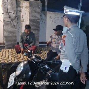 Polsek Kediri Pimpin Patroli Cegah Gangguan Kamtibmas Usai Pemilukada