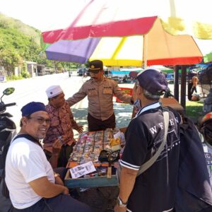 Sinergi Polri dan Pedagang Segenter, Ciptakan Kamtibmas Kondusif Pasca Pilkada
