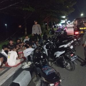 Patroli Malam Polsek Gerung: Jaga Keamanan dan Cegah Kejahatan di Bypass