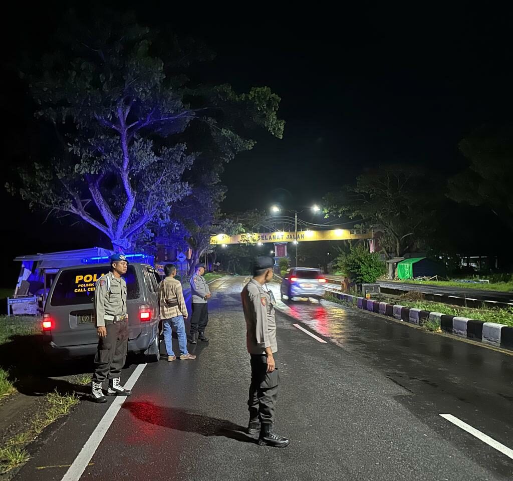 Gelar Patroli Malam, Polsek Kuripan Cegah Kejahatan di Bypass