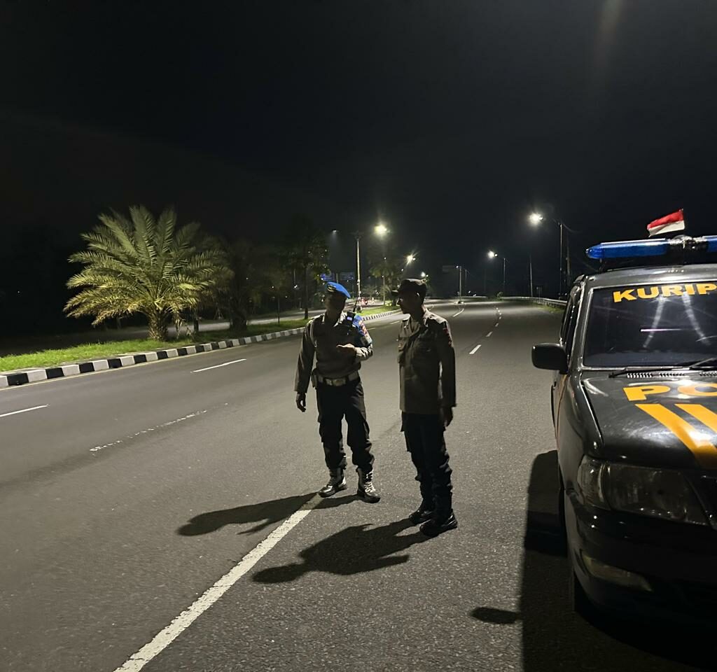 Malam di BIL I dan II Lebih Terjaga, Patroli Intensif Polsek Kuripan Beri Rasa Aman