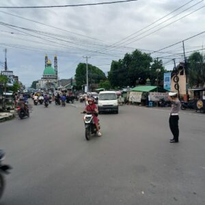 Amankan Ngabuburit, Polsek Kediri Jaga Ketertiban di Titik Rawan