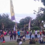 Duel Seru Antar Satuan Ramaikan Lapangan Voli Polres Lombok Barat