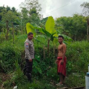 Polri di Sekotong Aktif Edukasi Warga Dukung Swasembada Pangan Nasional