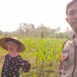 Bhabinkamtibmas Lembar Ajak Petani Penimbung Wujudkan Kemandirian Pangan