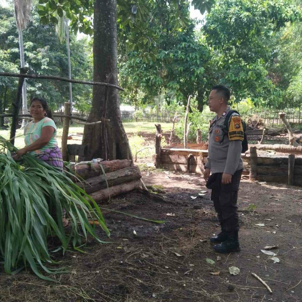 Polri Sosialisasikan Kemandirian Pangan di Dusun Batubolong, Lombok Barat