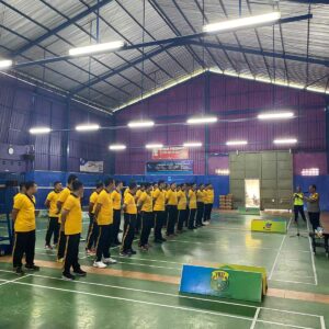 GOR Desa Kediri Jadi Saksi Semarak Turnamen Bhayangkara ke-79 Polres Lombok Barat