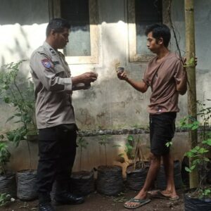Polsek Batulayar Dukung Swasembada Pangan dari Rumah Warga