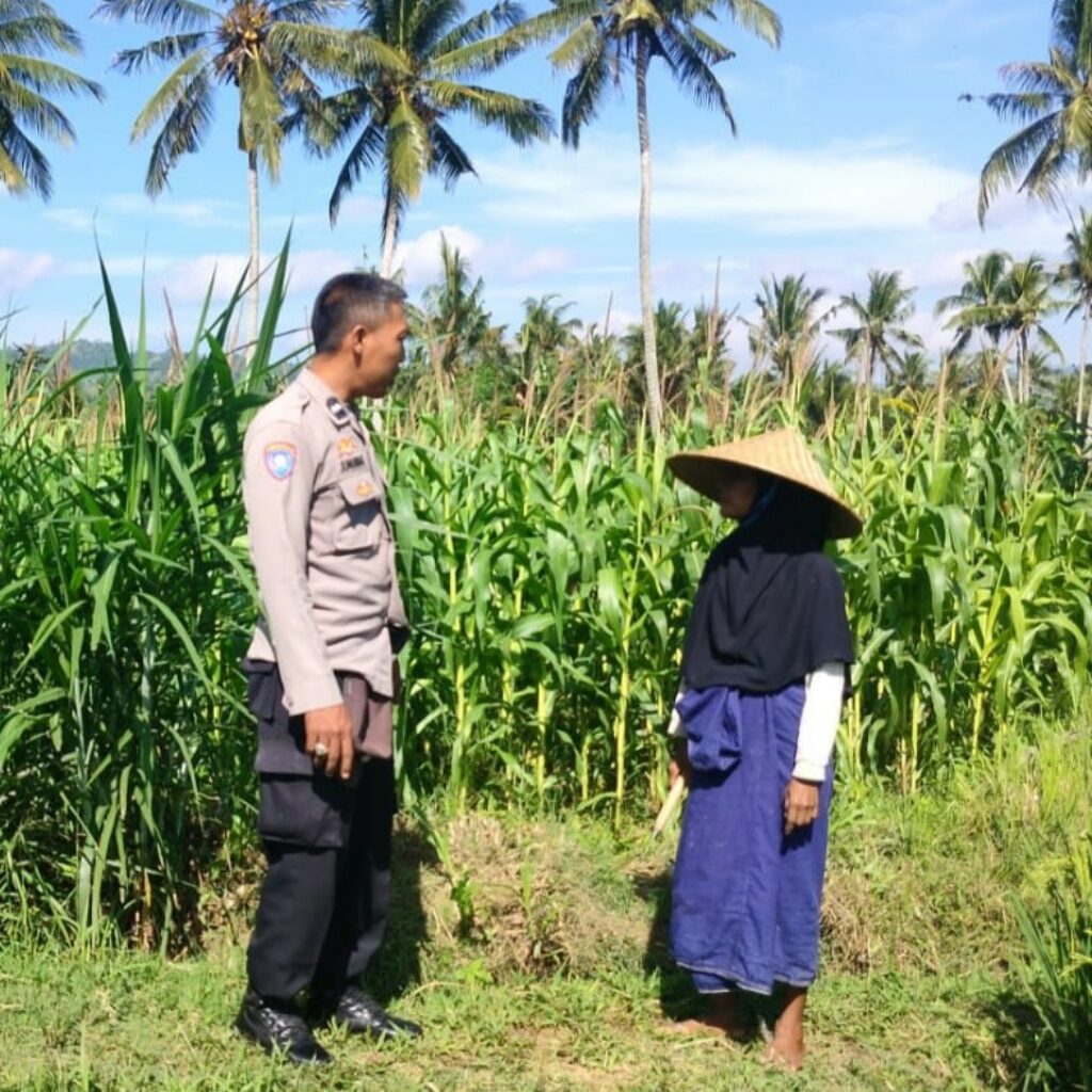 Sinergi Polri dan Petani Eyat Mayang Perkuat Ketahanan Pangan Nasional