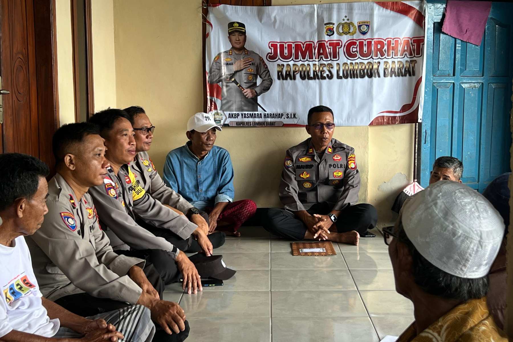 Jumat Curhat di Empol, Polisi Dukung Warga Kembangkan Budidaya Kepiting