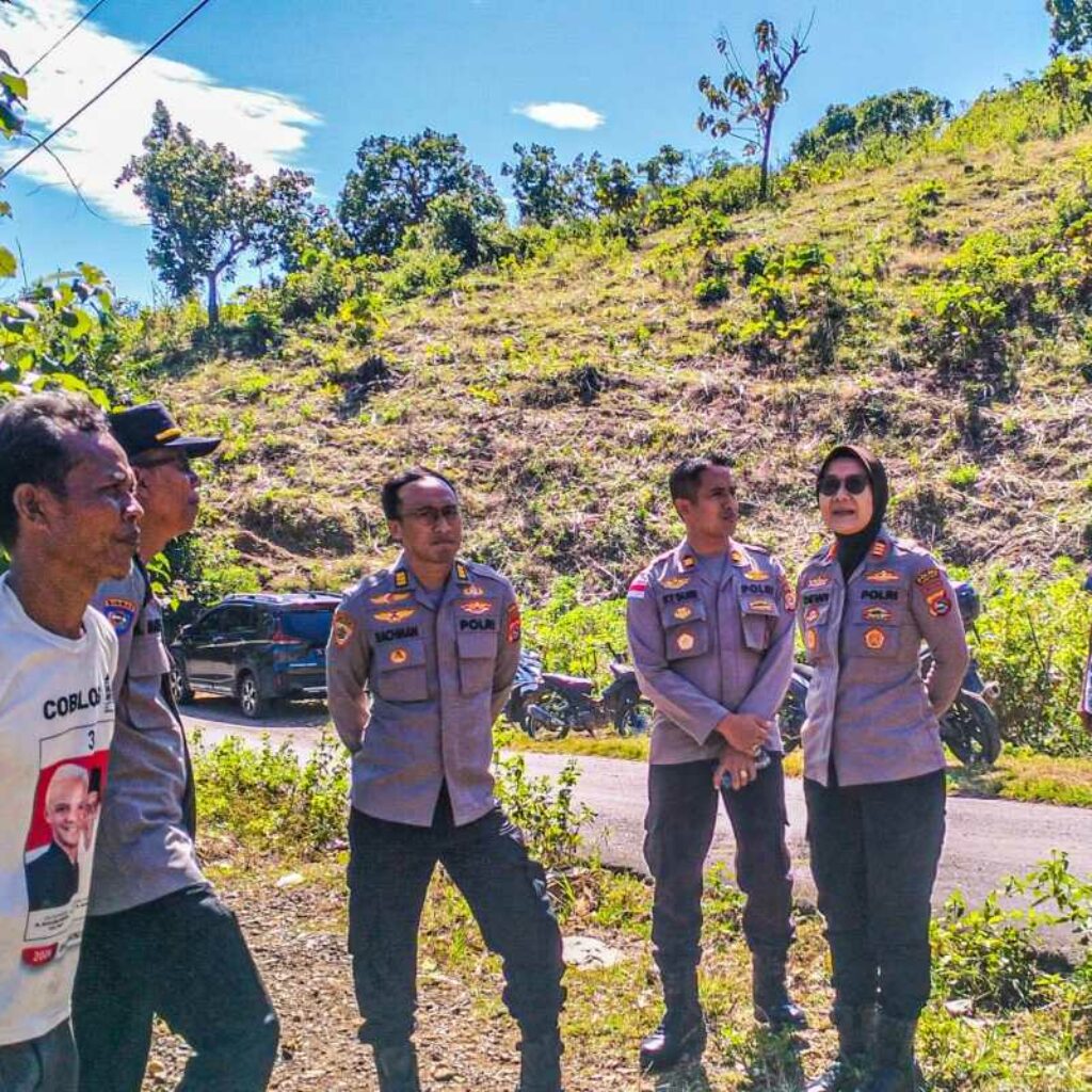 Polres Lombok Barat Dampingi Polda NTB Tinjau Lahan Jagung di Sekotong