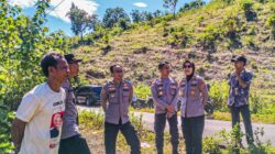 Polres Lombok Barat Dampingi Polda NTB Tinjau Lahan Jagung di Sekotong