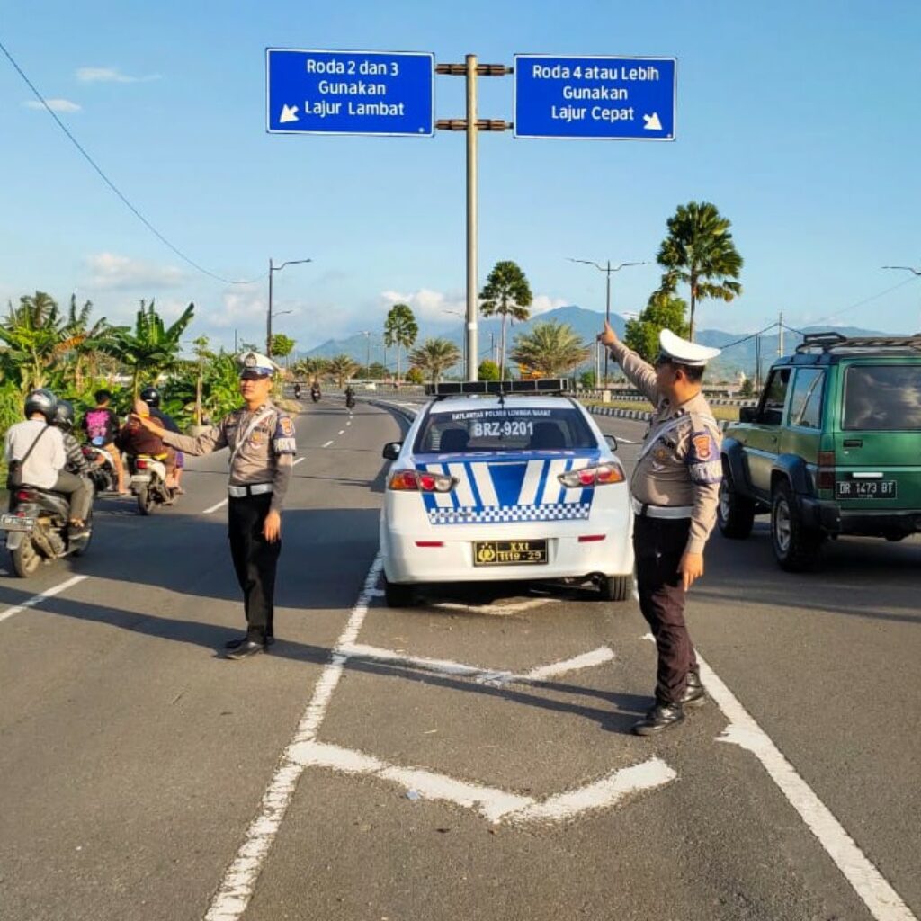 Polres Lombok Barat Intensifkan Pengawasan Jalur Strategis Bypass BIL
