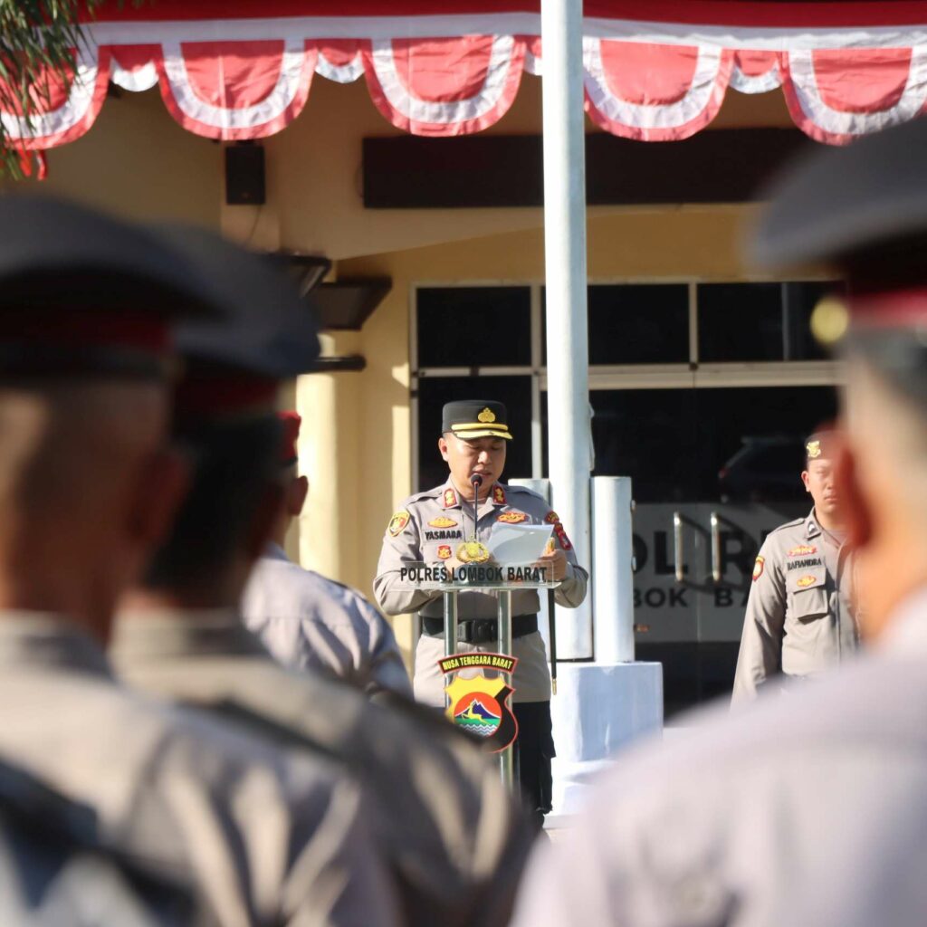 Upacara Kenaikan Pangkat Polres Lombok Barat: Momentum Profesionalisme