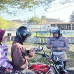 Disiplin Lalu Lintas Ditingkatkan, Sat Lantas Tindak 61 Pelanggar di Kecamatan Kediri
