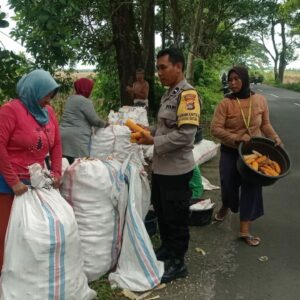 Polri Kawal Panen Jagung di Lombok Barat, Petani Merasa Lebih Tenang