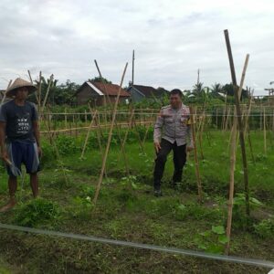 Polri dan Petani Bersatu Wujudkan Ketahanan Pangan di Desa Jagaraga