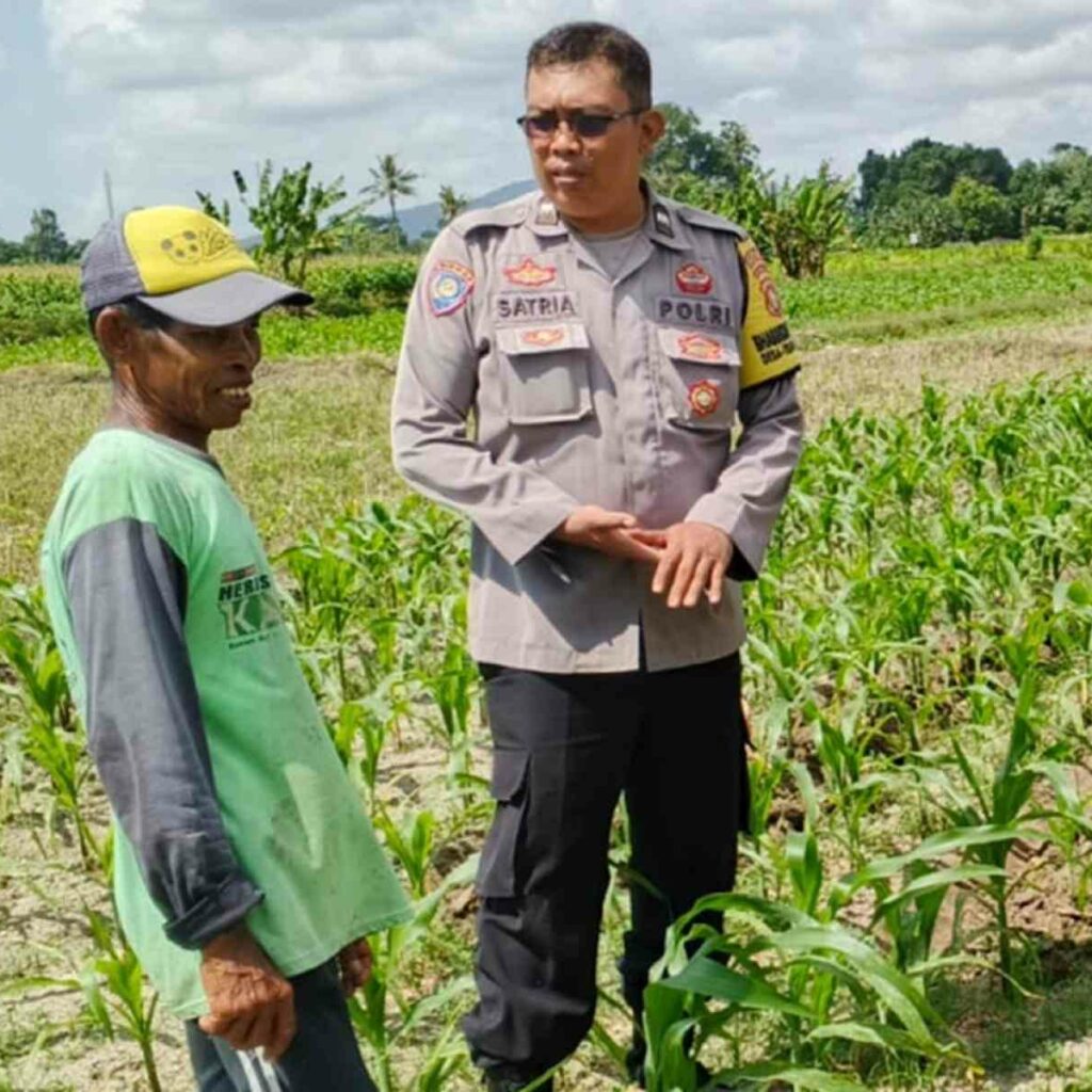 Polsek Labuapi Dukung Program Ketahanan Pangan